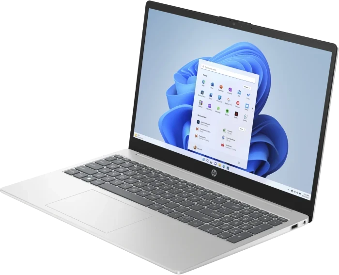 HP 15-fd1053ng Intel Core 3 100U 8GB DDR4 15,6" FHD IPS 512GB NVMe SSD Win 11 Home Natural Silver Notebook HP