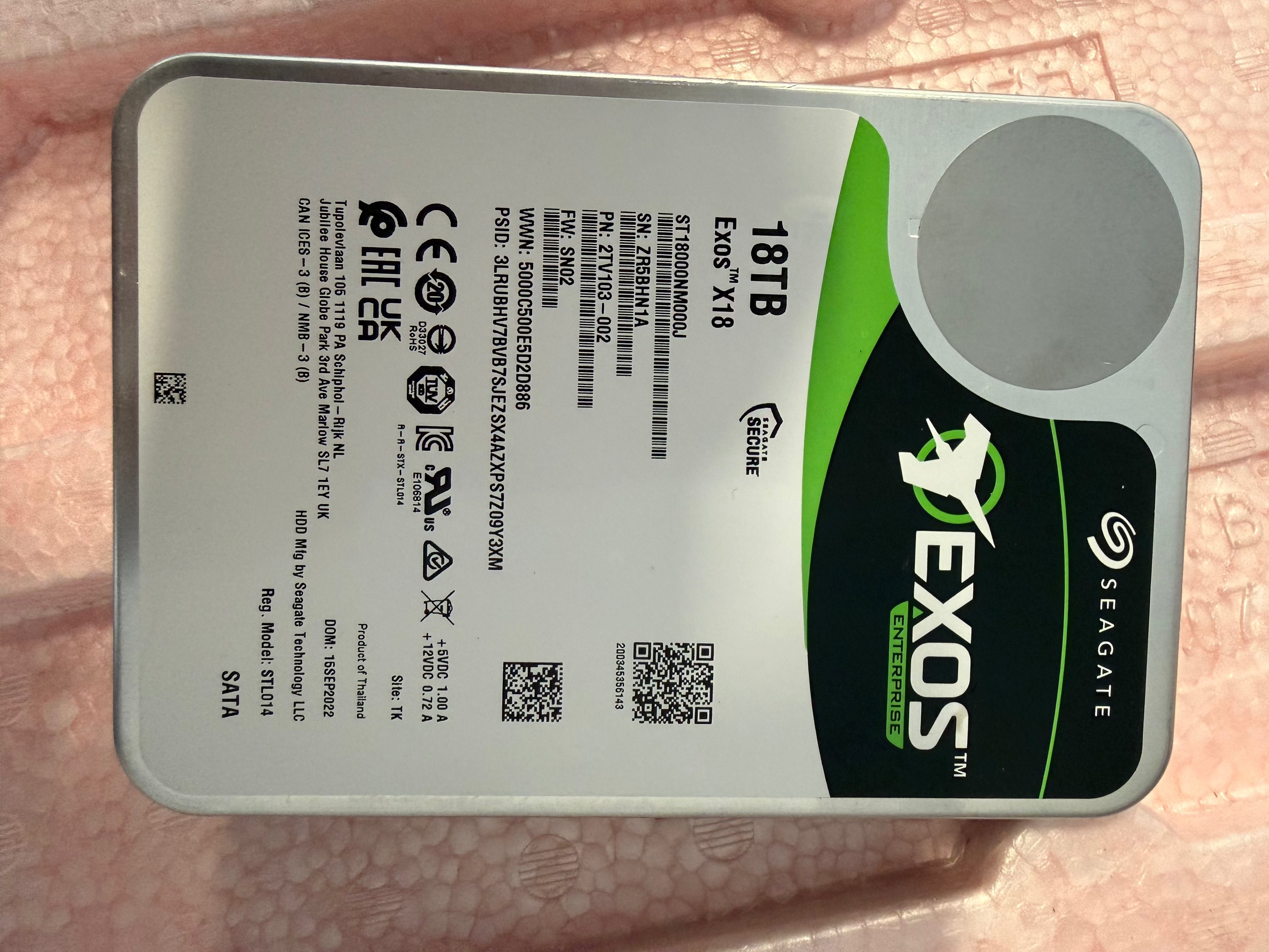 NEUWERTIG Seagate Exos X18 Enterprise 18TB SEAGATE