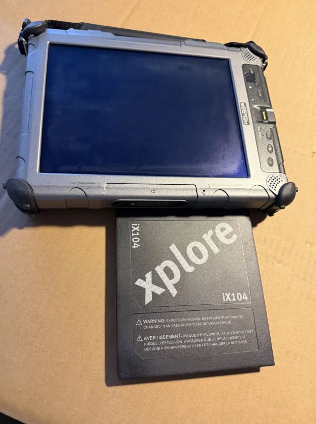 Xplore iX104 XC6 Rugged Tablet i5-4300U 8GB DDR3 10,4" XGA 128GB SSD Win 10 Pro Laptops Xplore