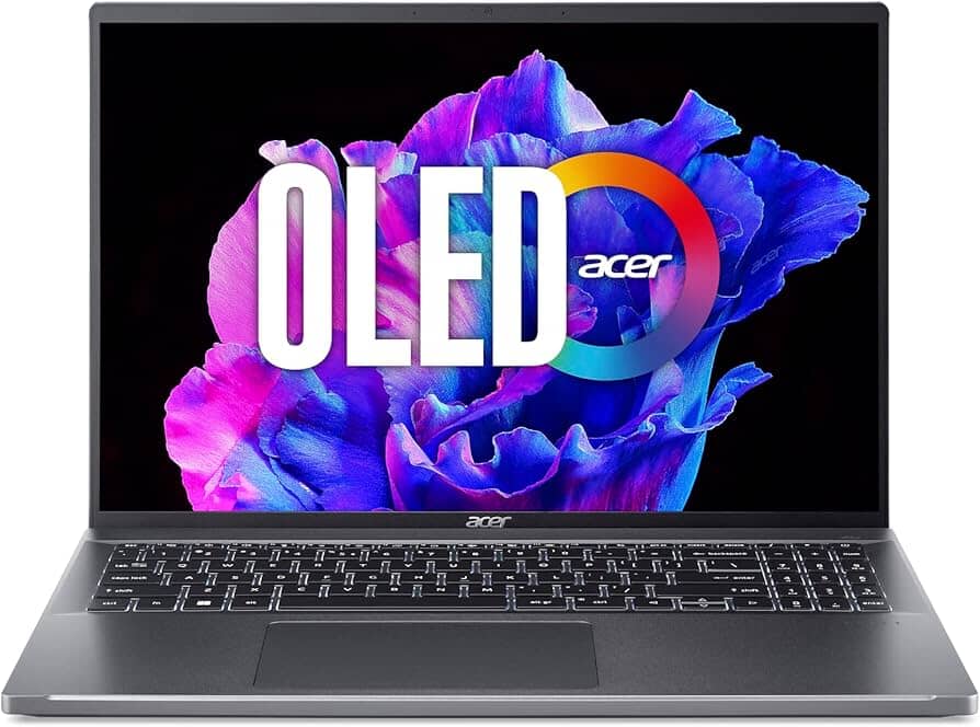 Acer Swift Go OLED 16 SFG16-71-59ST i5-1335U 16 GB 512 GB SSD Intel Iris Black Win 11 Laptops Acer 