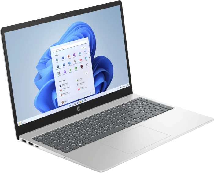 HP 15-fd1053ng Intel Core 3 100U 8GB DDR4 15,6" FHD IPS 512GB NVMe SSD Win 11 Home Natural Silver Notebook HP 