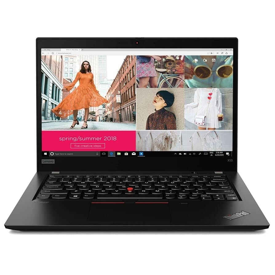 Lenovo ThinkPad X13 i7-10510U 512GB SSD 16GB RAM Win 11 Pro Laptops Notebook-Pro Intel Core i7-10510U 16GB DDR4 512GB